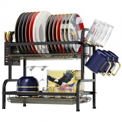 2 TIER DISH RACK